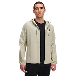 Ua Stretch Woven Windbreaker - KHAKI BASE Model01 Small1x1