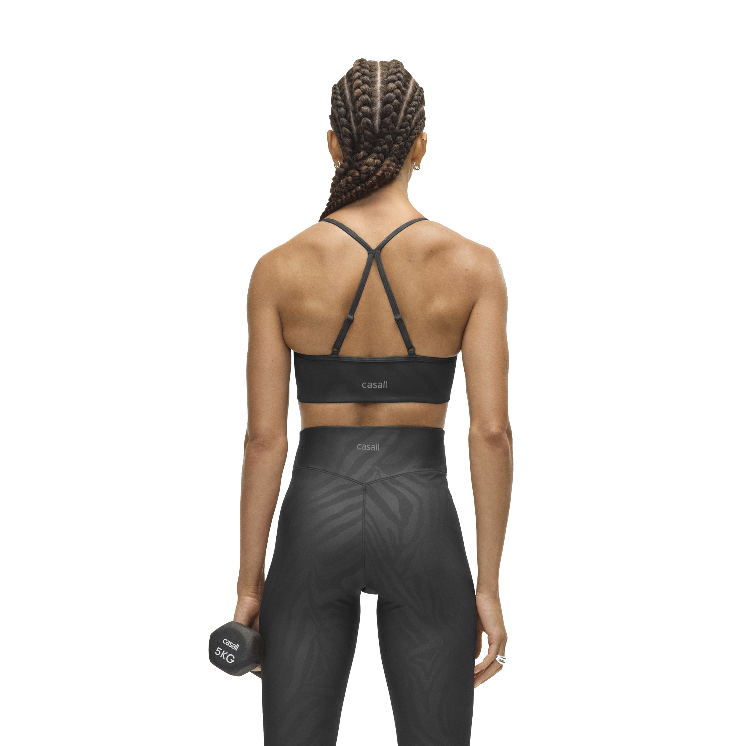 CASALL, Sleek Strappy Sports Bra Printed