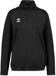 Core Xk Poly Sweat ½Zip W - Black Standard Small1x1