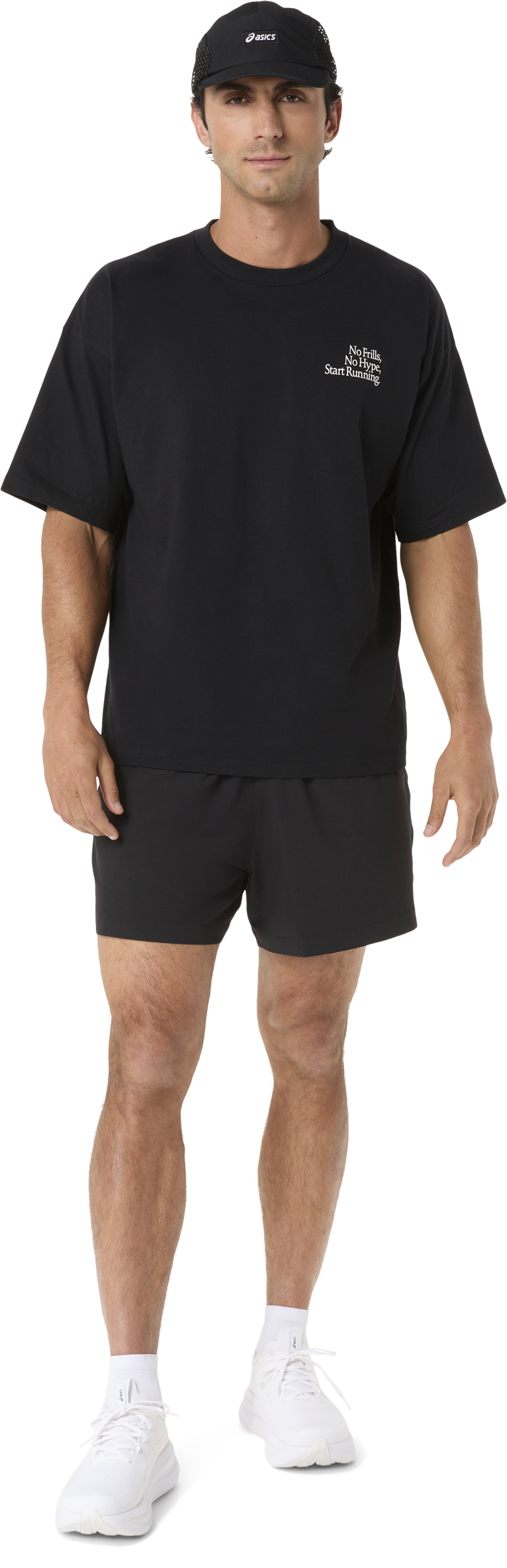 ASICS, M RUNNER MESSAGE GR TEE