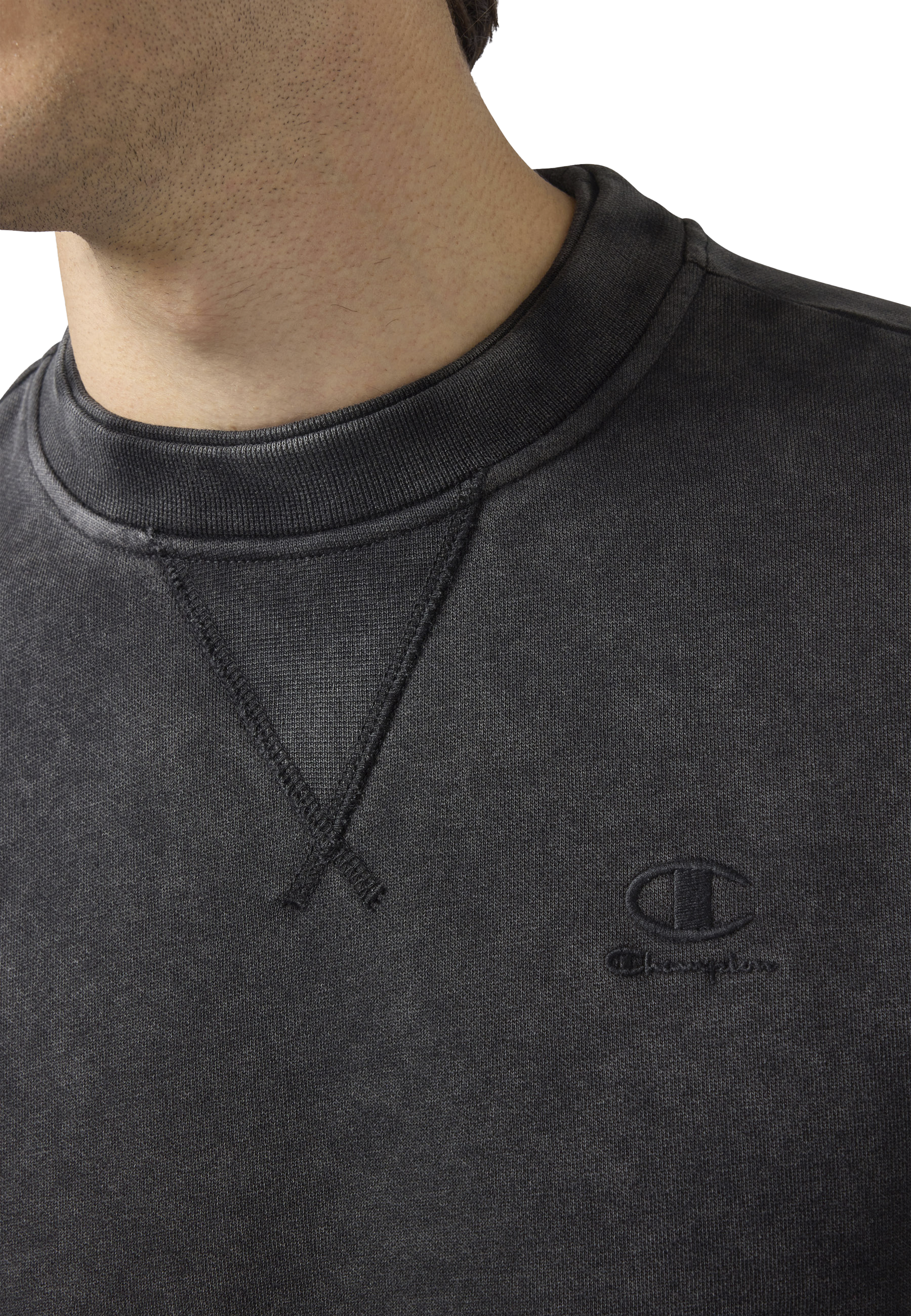 CHAMPION, M Washed Crewneck