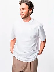 SHORT SLEEVE T-SHIRT - WHITE Model01 Small1x1