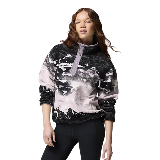 398375104101 COLUMBIA W Helvetia™ Ii Printed Cropped Half Snap 398375104101 COLUMBIA W Helvetia™ Ii Printed Cropped Half Snap Model01 Detail