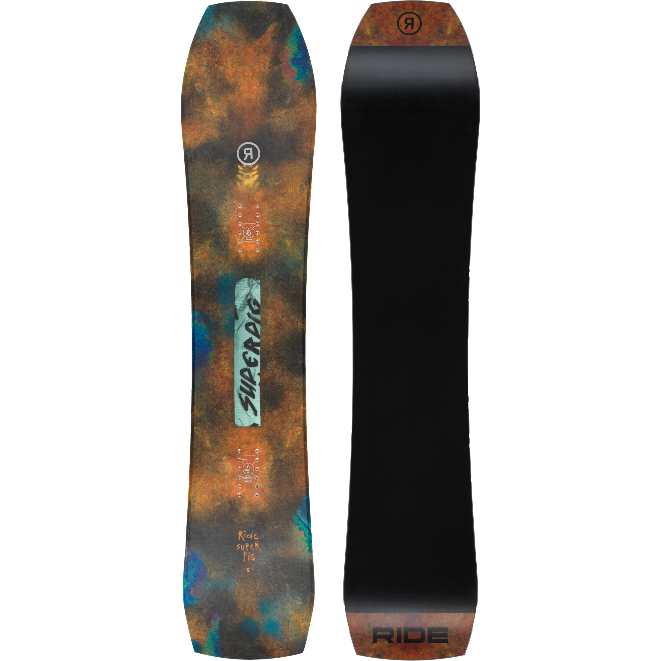 
RIDE SNOWBOARDS, 
Superpig, 
Detail 1
