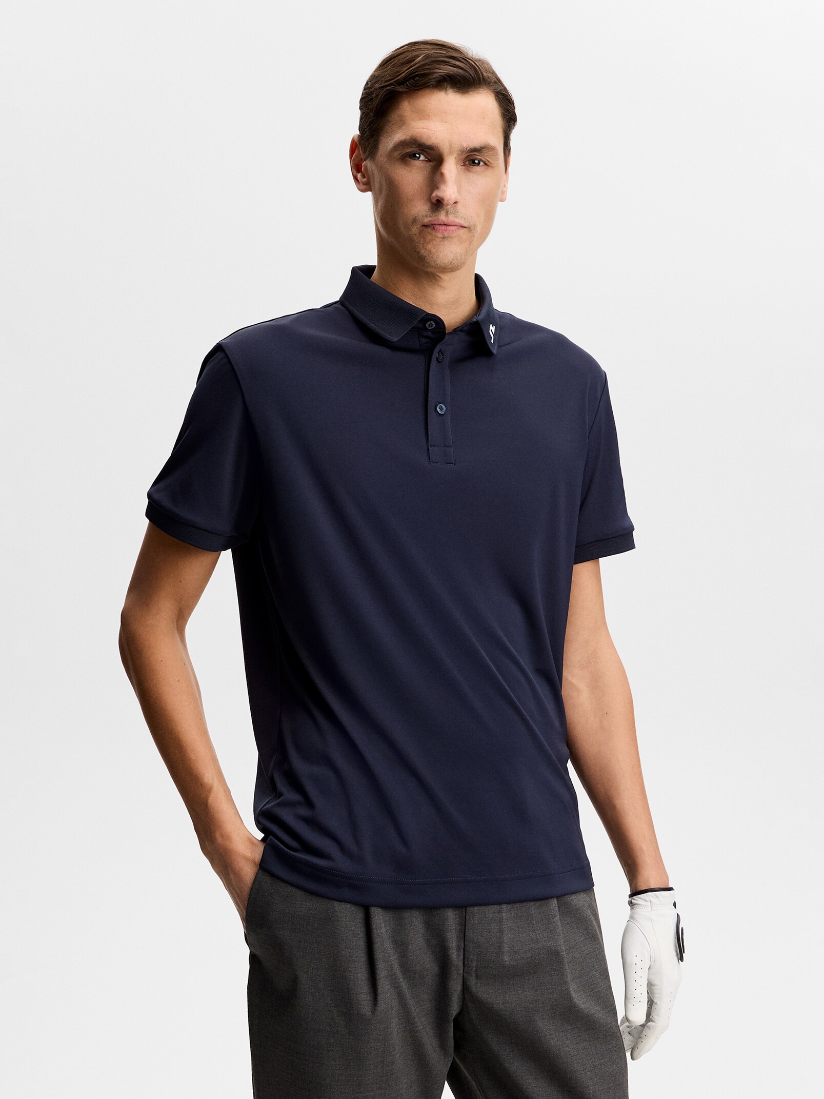 
J LINDEBERG, 
M TOUR TECH POLO, 
Detail 1
