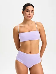 W BEACH TUBE TOP - SPRING PURPLE Model01 Small1x1