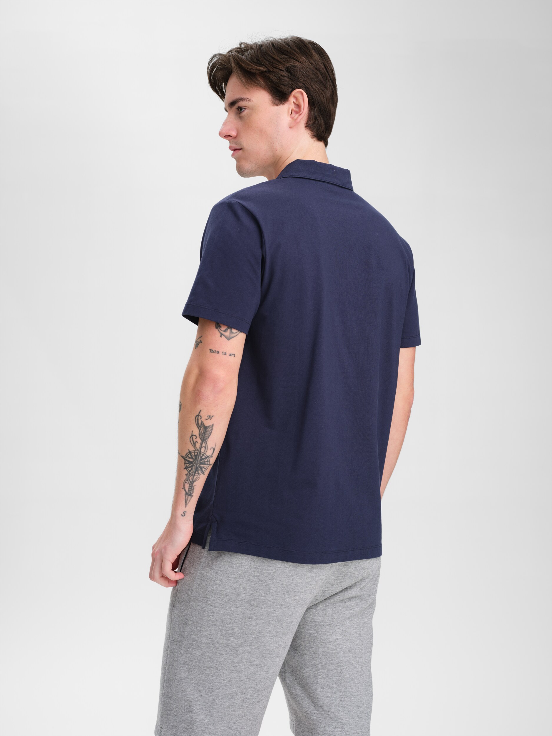 RACE MARINE, M Marine Tricot Piqu&eacute;