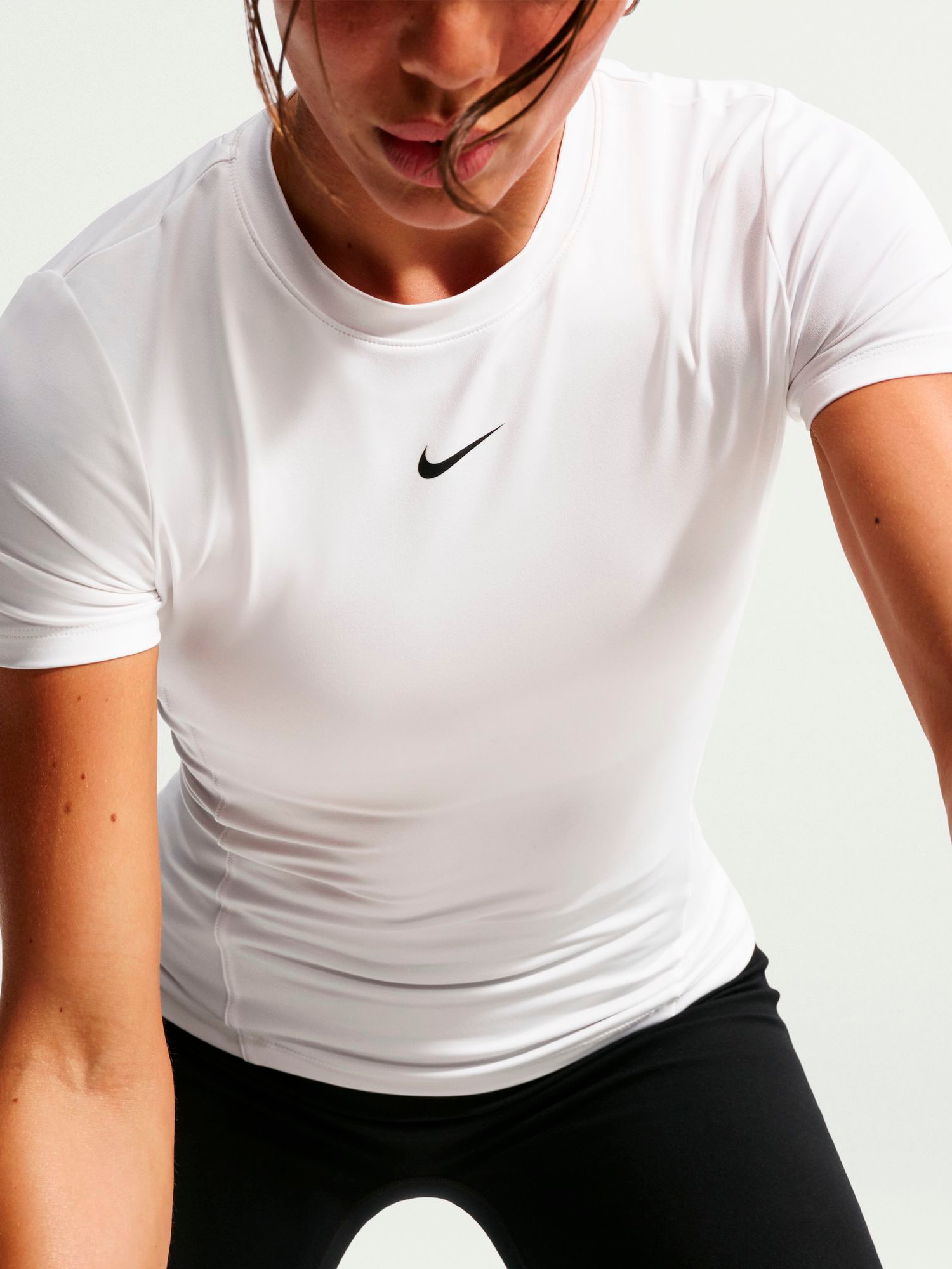 NIKE, W NK ONE FITTED SS TOP
