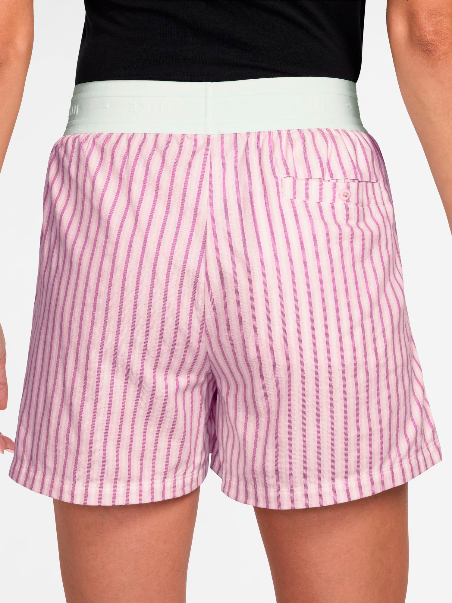 NIKE, W CHILL POPLIN STRIPE SHORTS