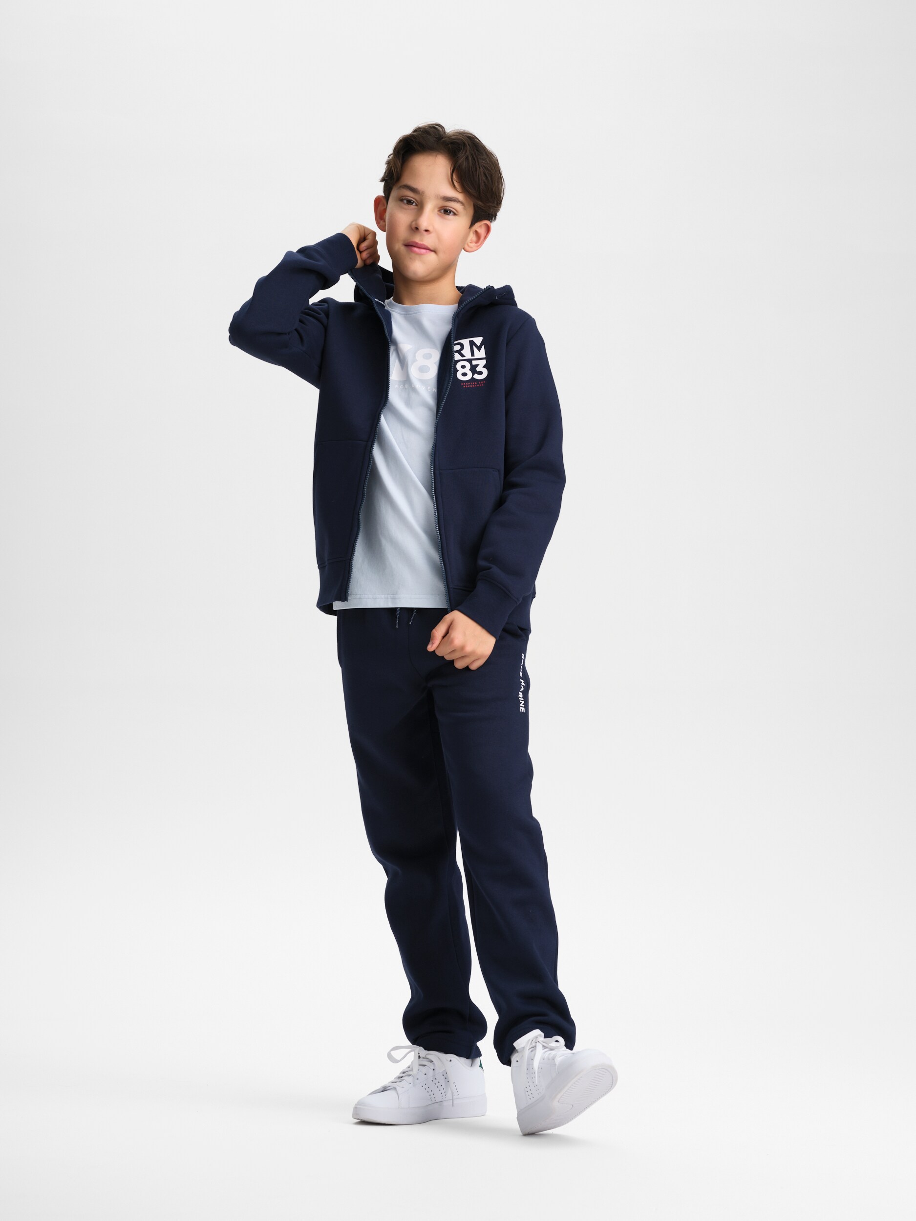 RACE MARINE, J RACE ZIP HOOD