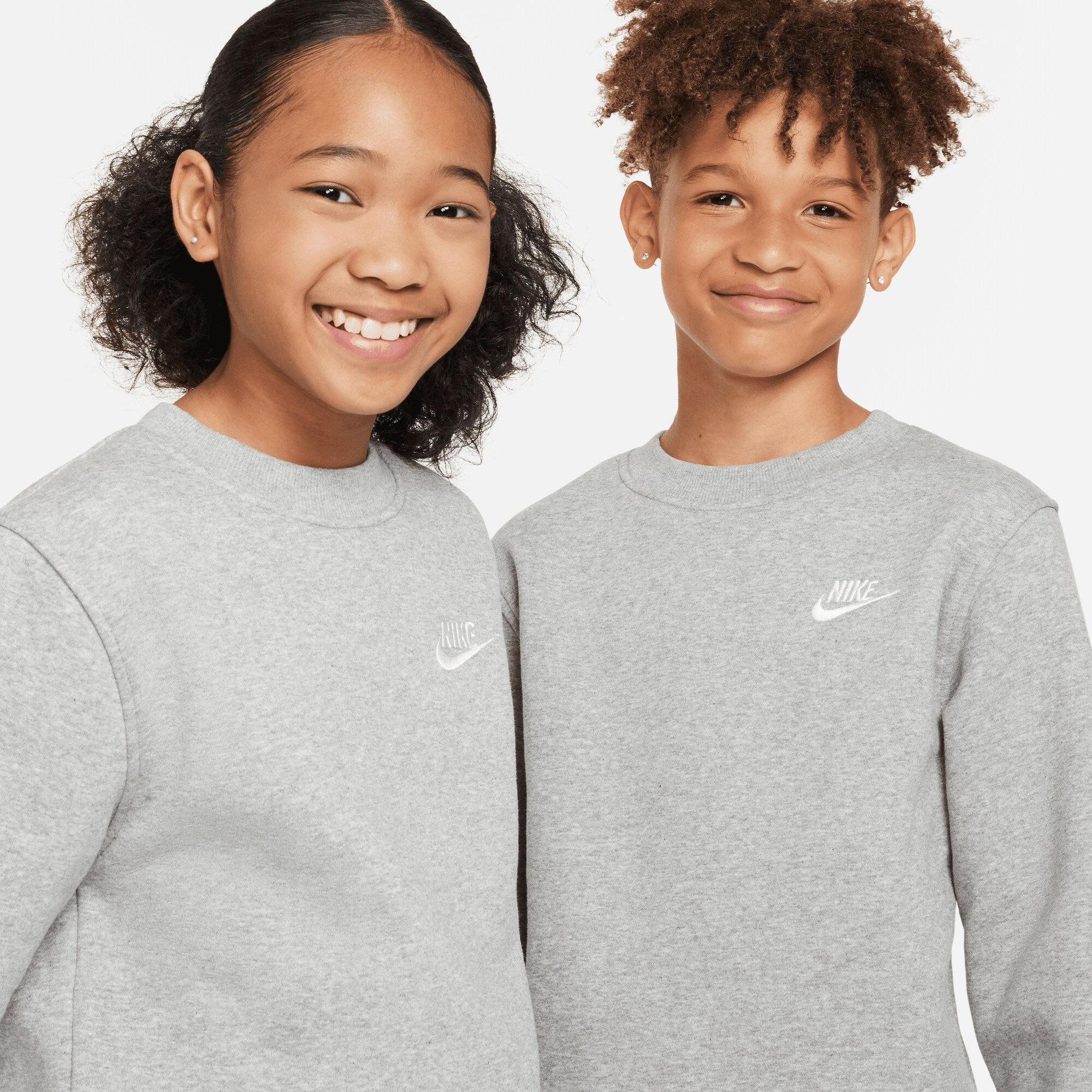 NIKE, J Nsw Club Flc Crew Ls Lbr