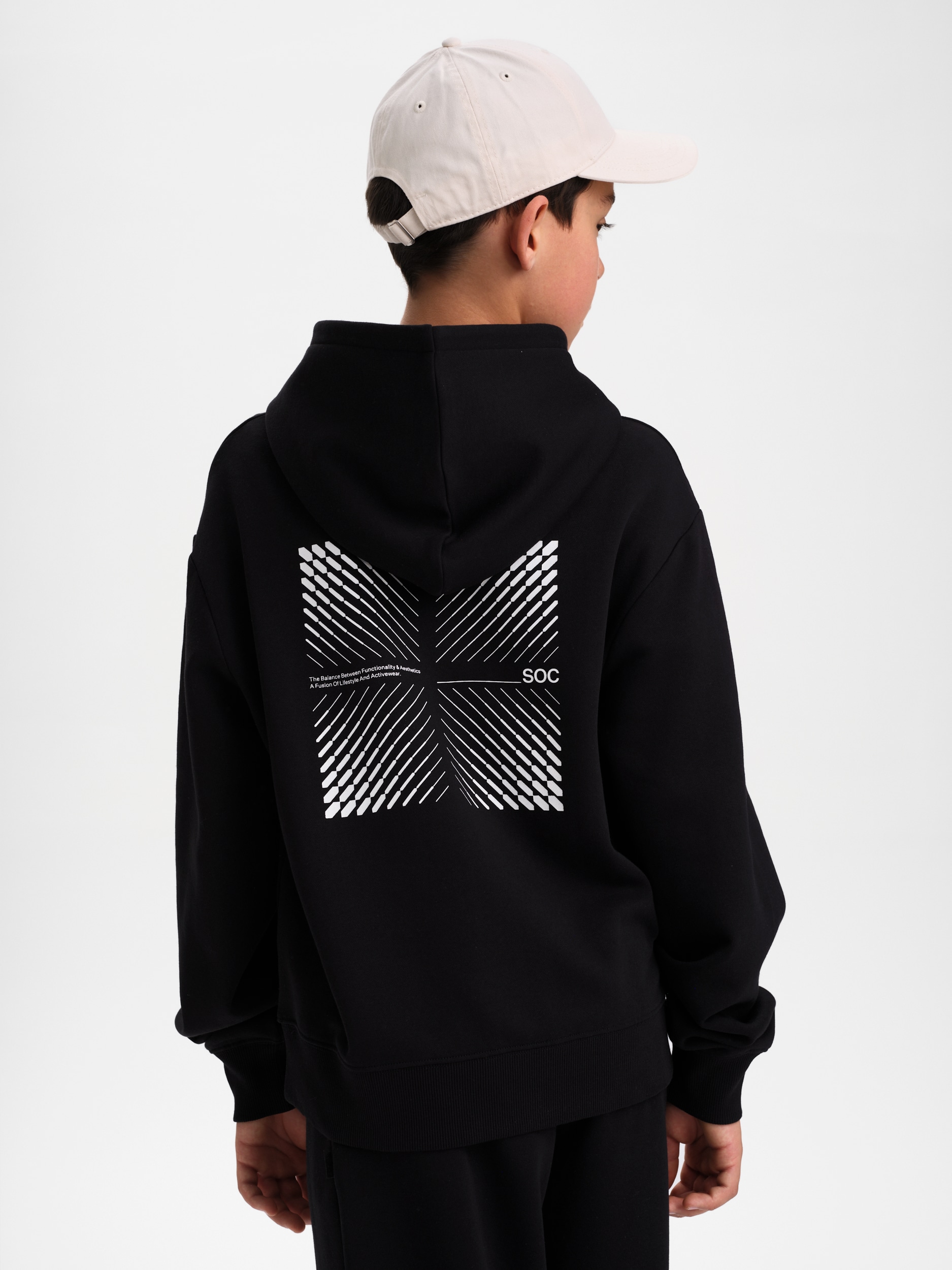 
SOC, 
J VARSITY SWEAT HOOD, 
Detail 1
