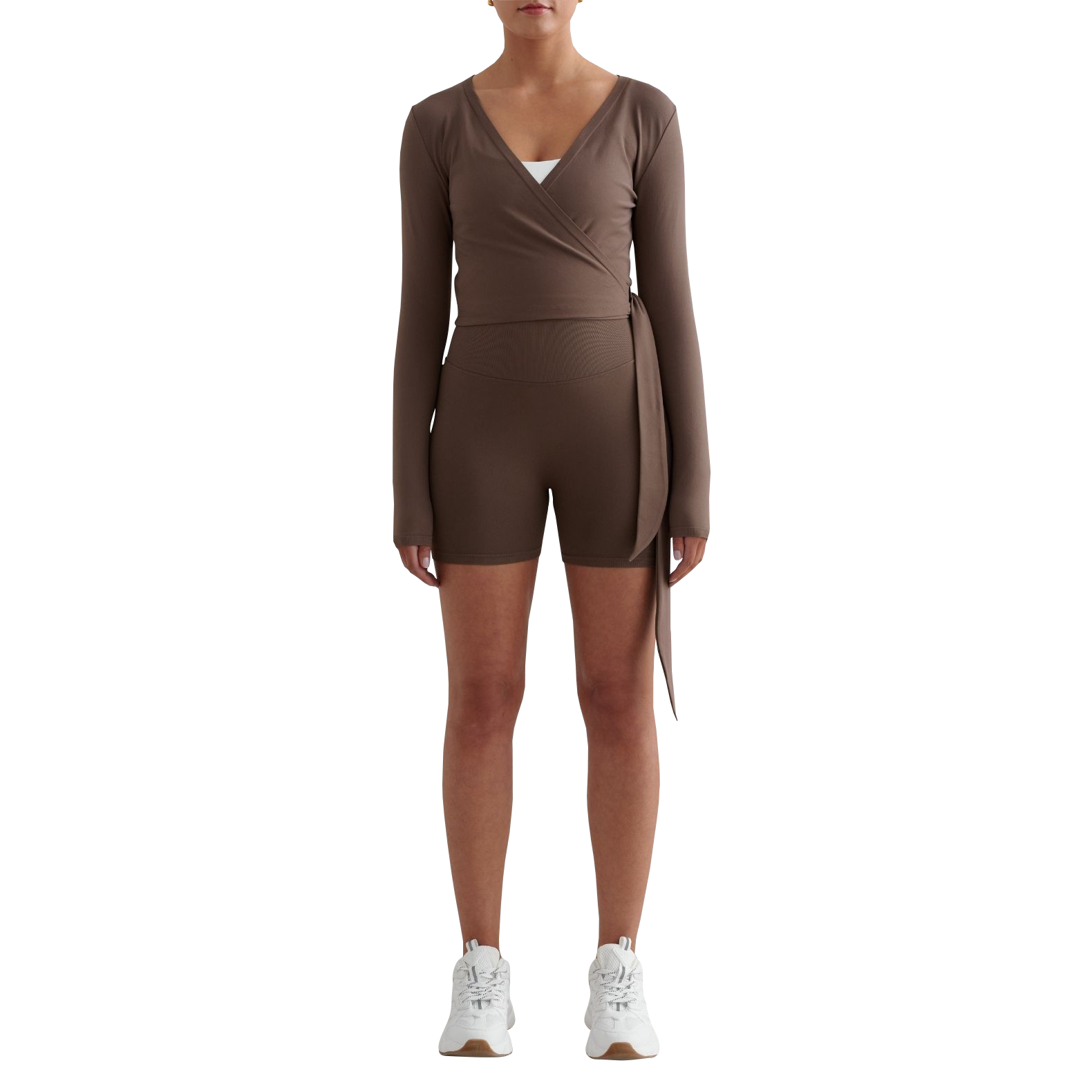 AIM&acute;N, Shape Seamless Wrap Long Sleeve