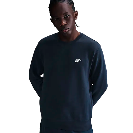 403363110102 NIKE M Club Bb Crew 403363110102 NIKE M Club Bb Crew Model01 Detail