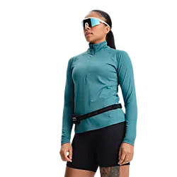 W RUN LIGHT HALF ZIP - Storm Blue Model01 Small1x1