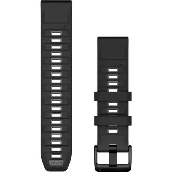 GARMIN Acc, Fenix ​​8, 22 мм, силиконовый ремешок Qf Blk/pebble Gry