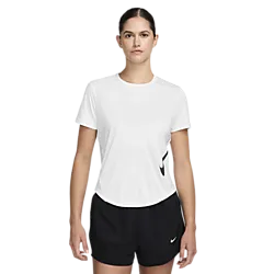 Nike Tempo Swoosh Women's Dri-fit S - White/black Model01 Small1x1