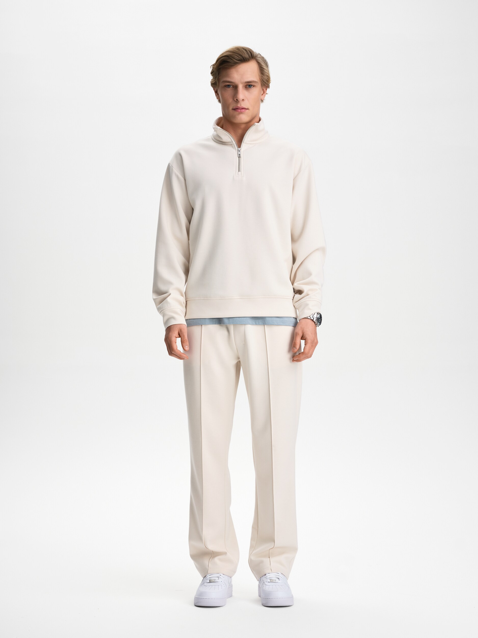 SOC, M SOFT HALF ZIP