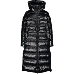 Juneau Coat, Pitkä Talvitakki, Naisten - Black Shiny Standard Small1x1