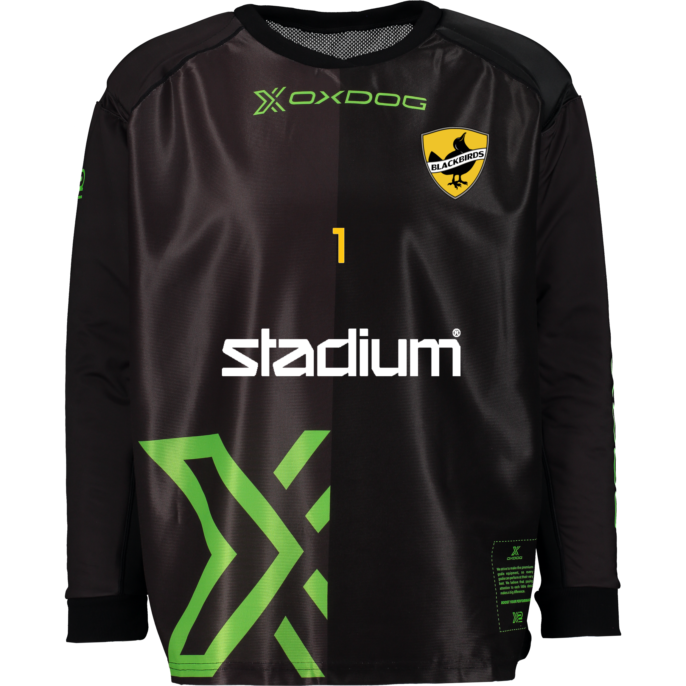 
OXDOG, 
X2 Padded Goalie Shirt Sr, 
Detail 1
