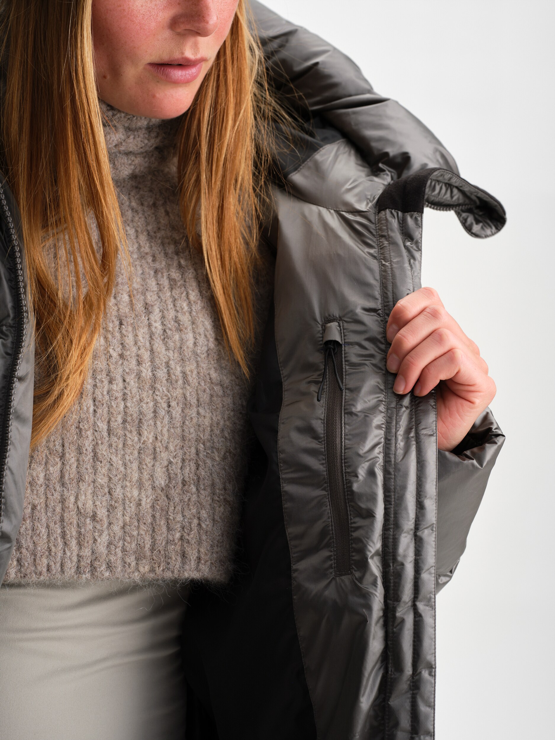 EVEREST, Juneau Coat, l&aring;ng vinterjacka, dam