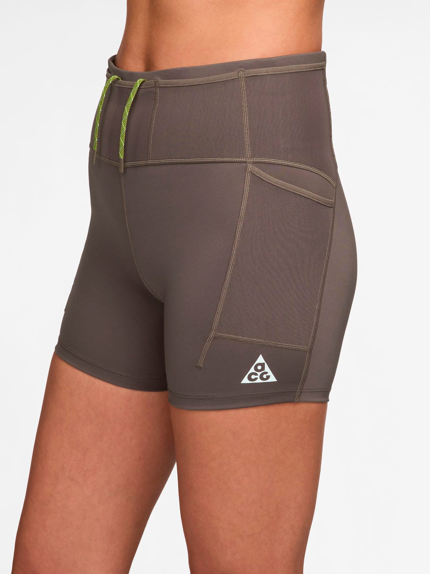 NIKE, W ACG TRAIL DF HR 4IN TGT SHRT 