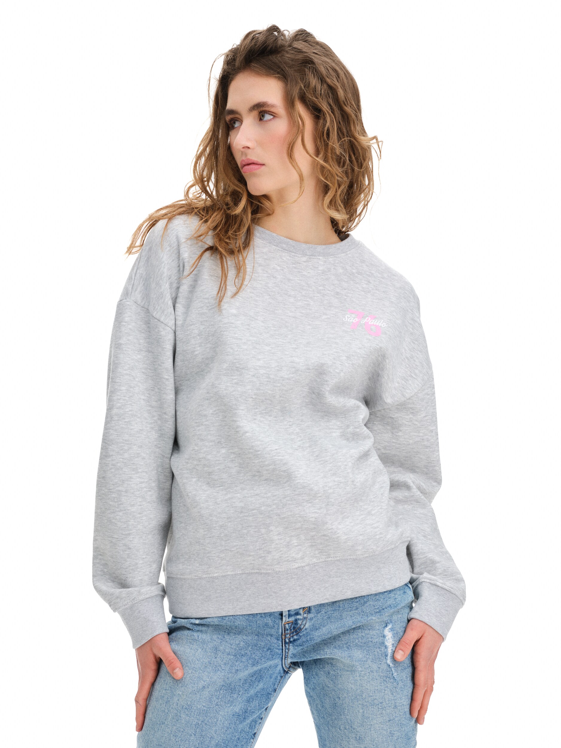 ICONIC, Printed Crewneck W