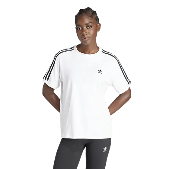 403794102102 ADIDAS ORIGINALS W 3 Stripe Tee 403794102102 ADIDAS ORIGINALS W 3 Stripe Tee Model01 Detail