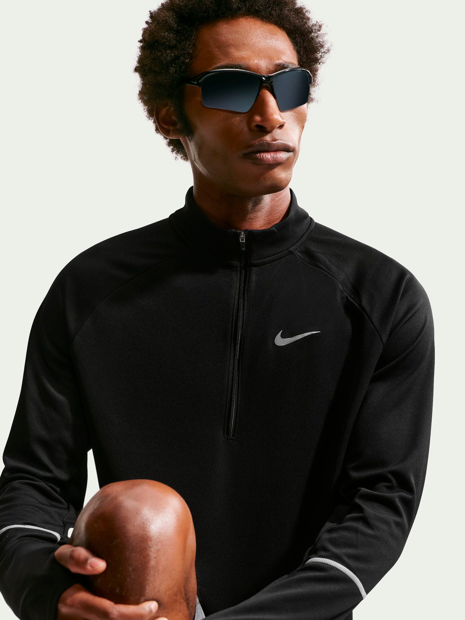 NIKE, M NIKE MILER MEN'S DRI-FIT UV LONG-SL