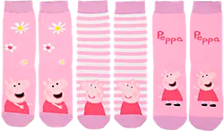 705110101103 HASBRO  Peppa Pig 3p Socks Jr 705110101103 HASBRO Peppa Pig 3p Socks Jr  Standard Small1x1