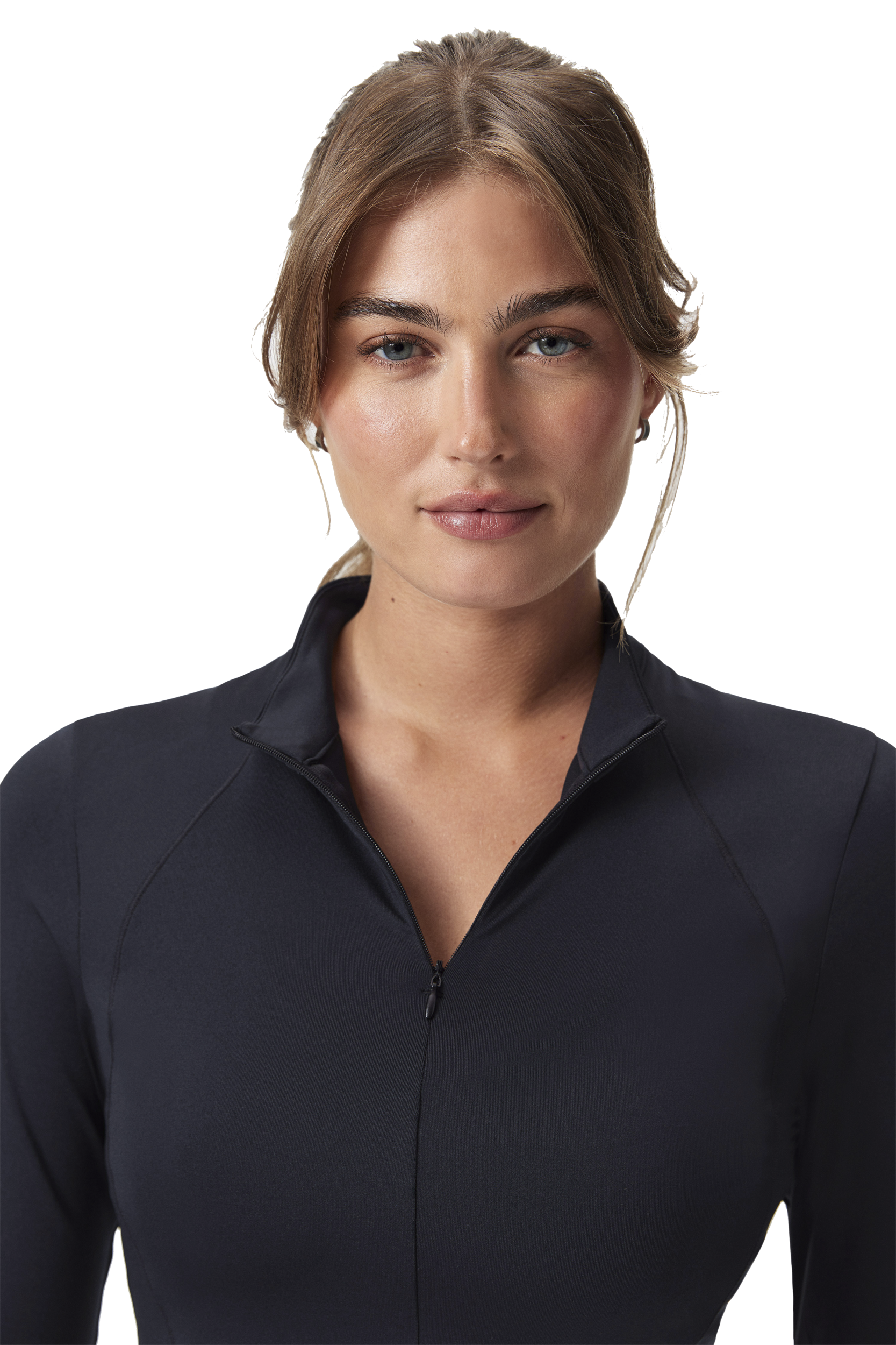 STRONGER, Half Zip Long Sleeve