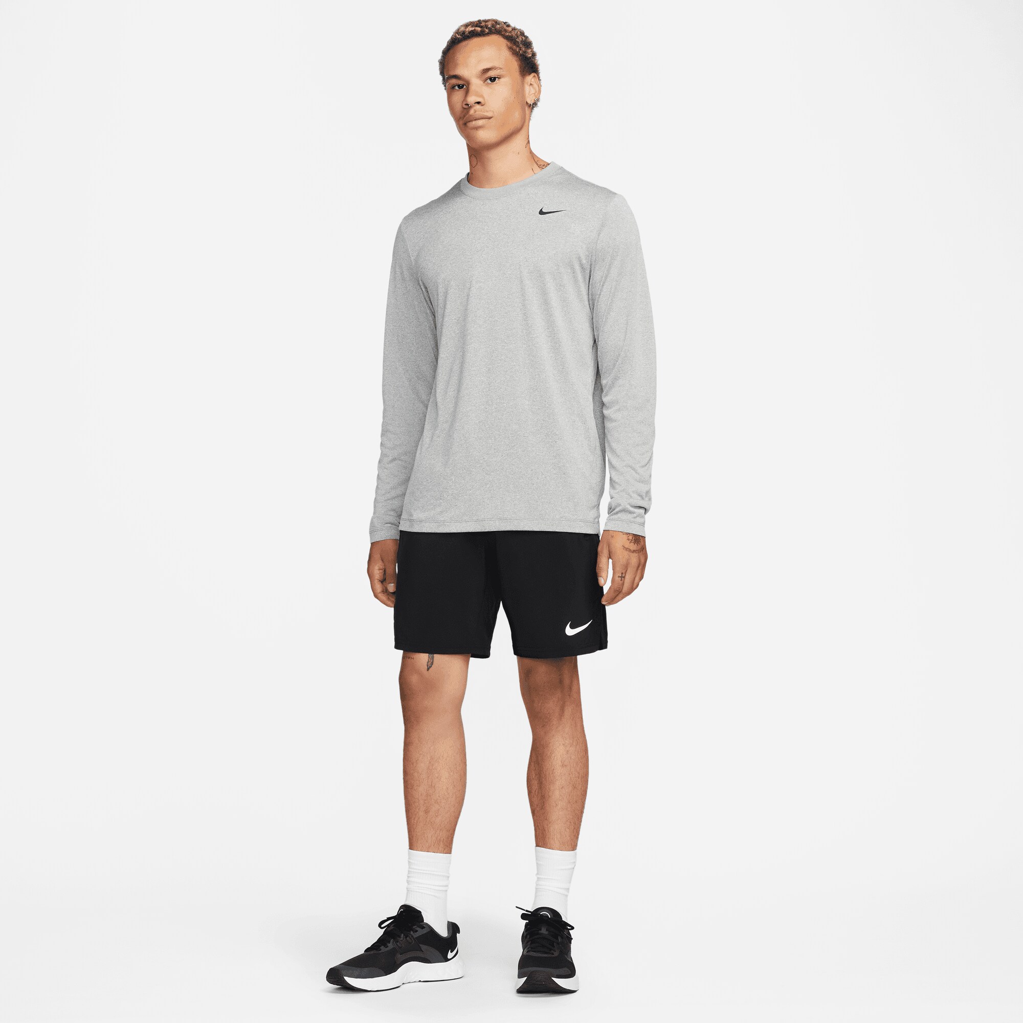 NIKE, M Nk Df Tee Rlgd Ls Reset