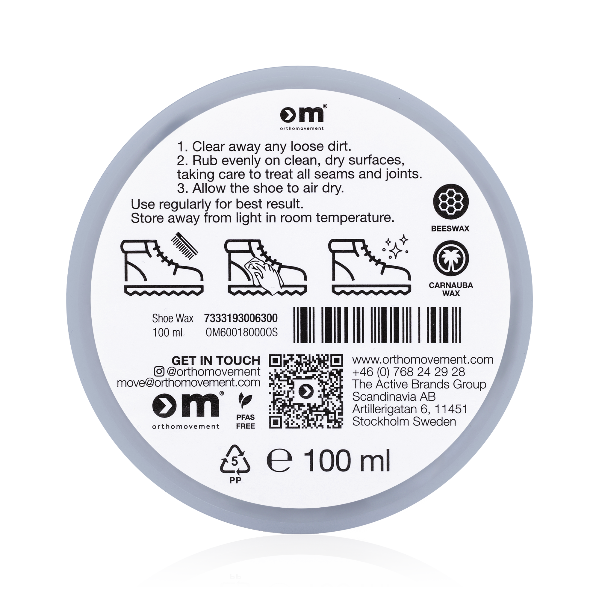 ORTHO MOVEMENT, Shoe Wax 100ml