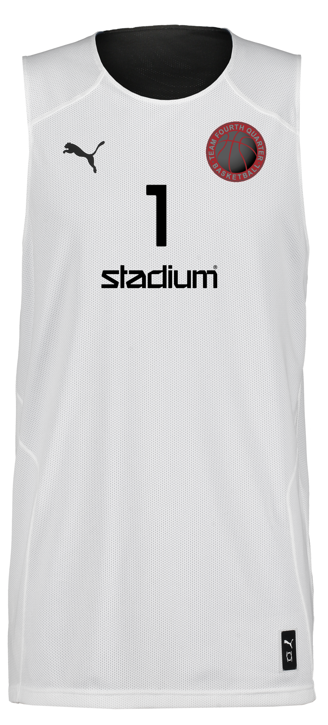 PUMA, Hoops Team Reverse Practice Jersey