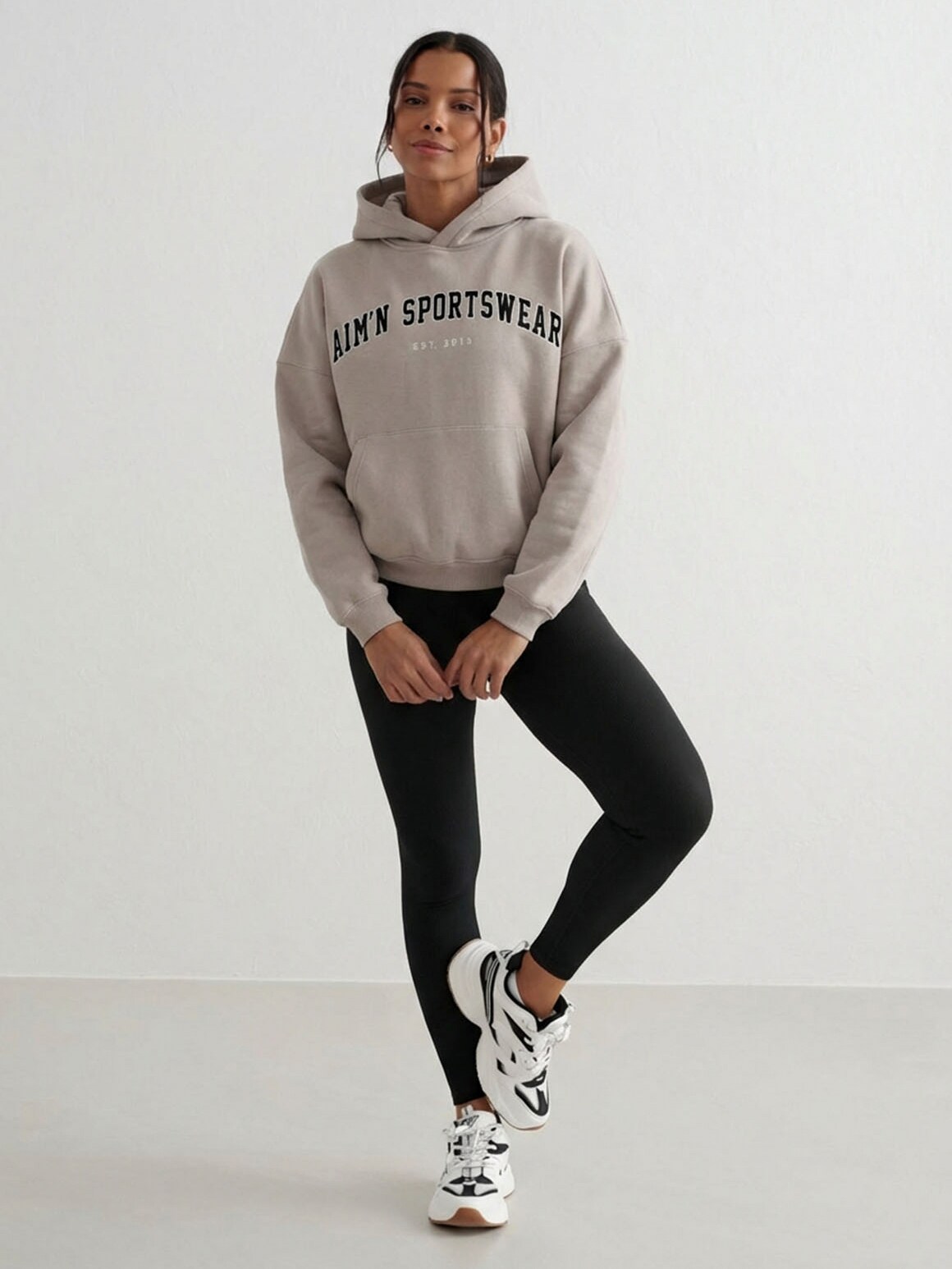 AIM&acute;N, W Varsity Sweat Hood