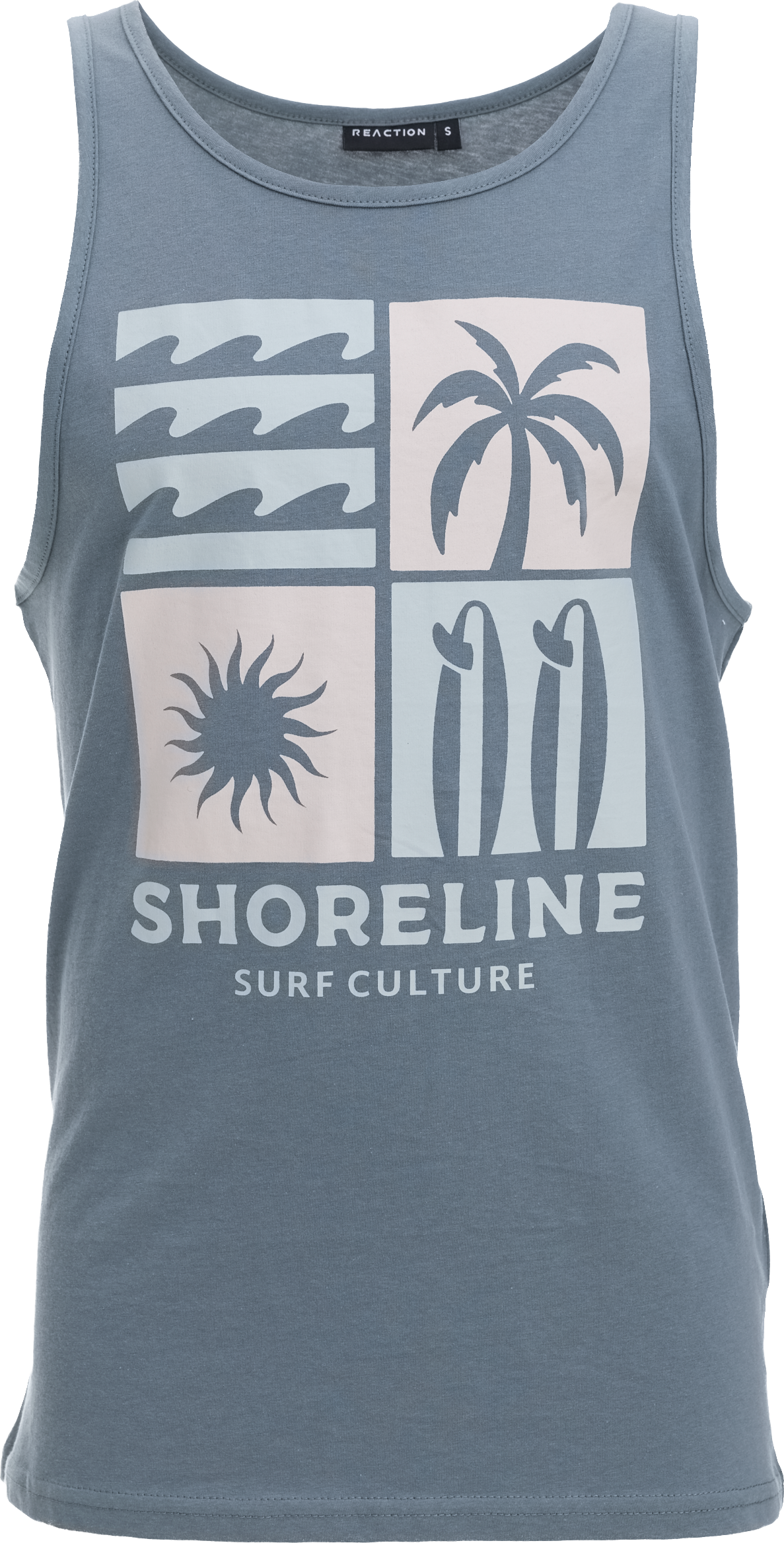 
REACTION, 
So Summer Tank M, 
Detail 1
