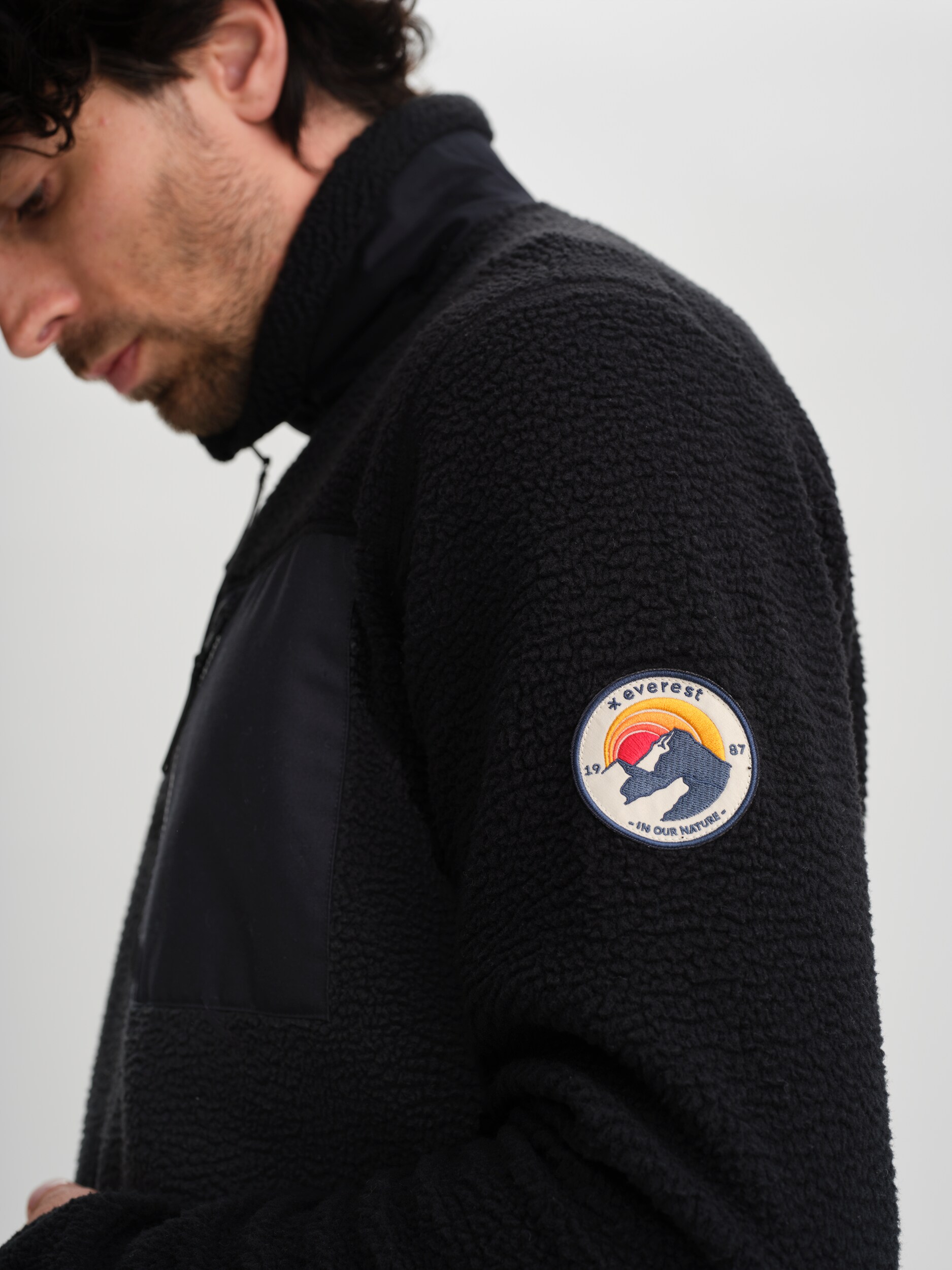 EVEREST, M Pile Shirt Retro