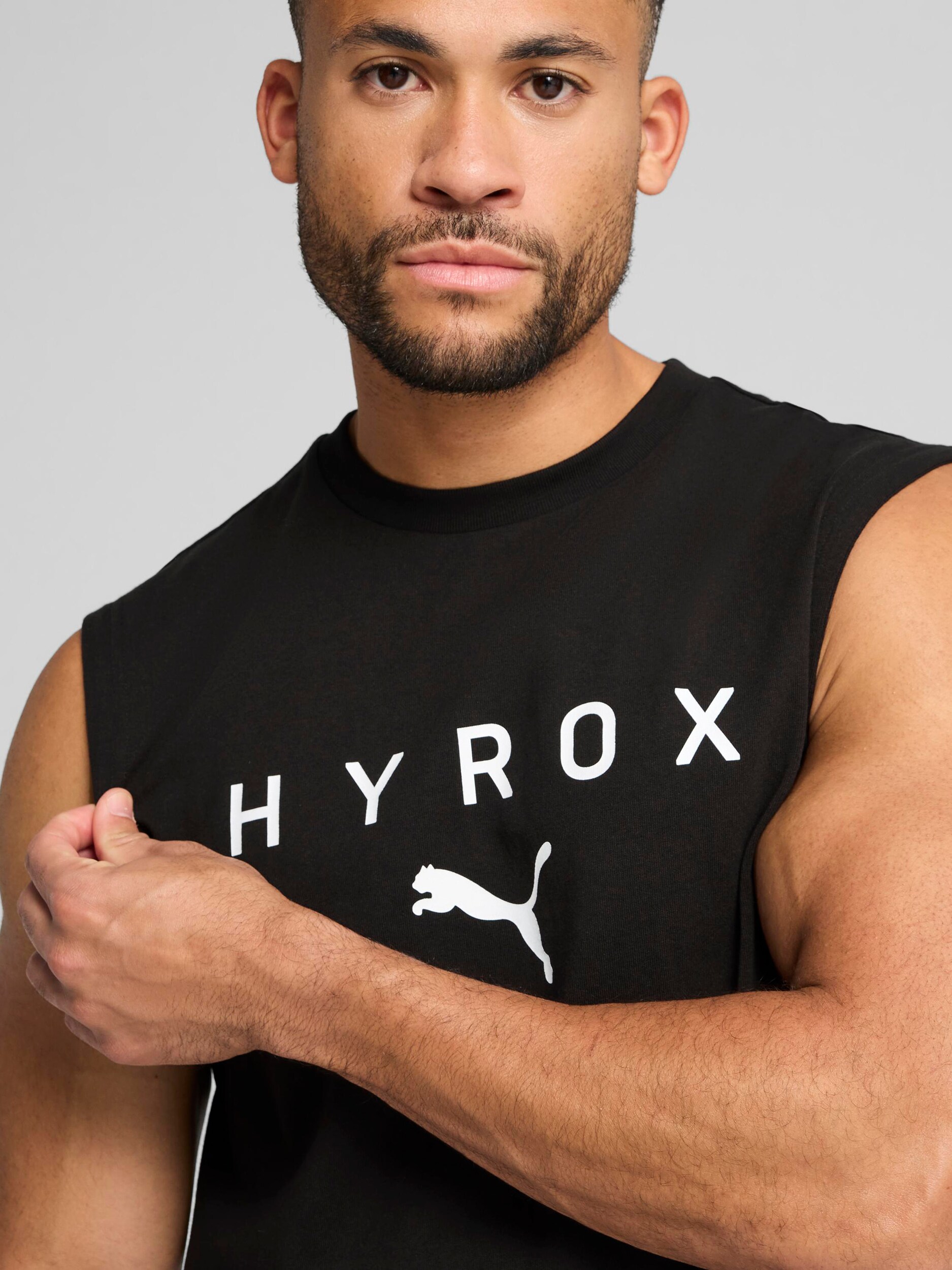 PUMA, UNISEX PUMA X HYROX CUTOFF TANK