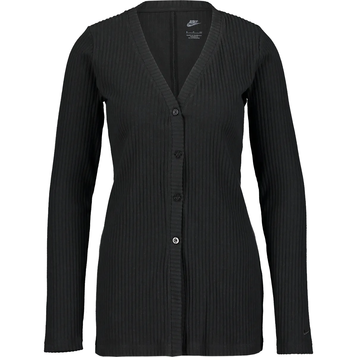 NIKE Кардиган в рубчик Chill с узором Knt