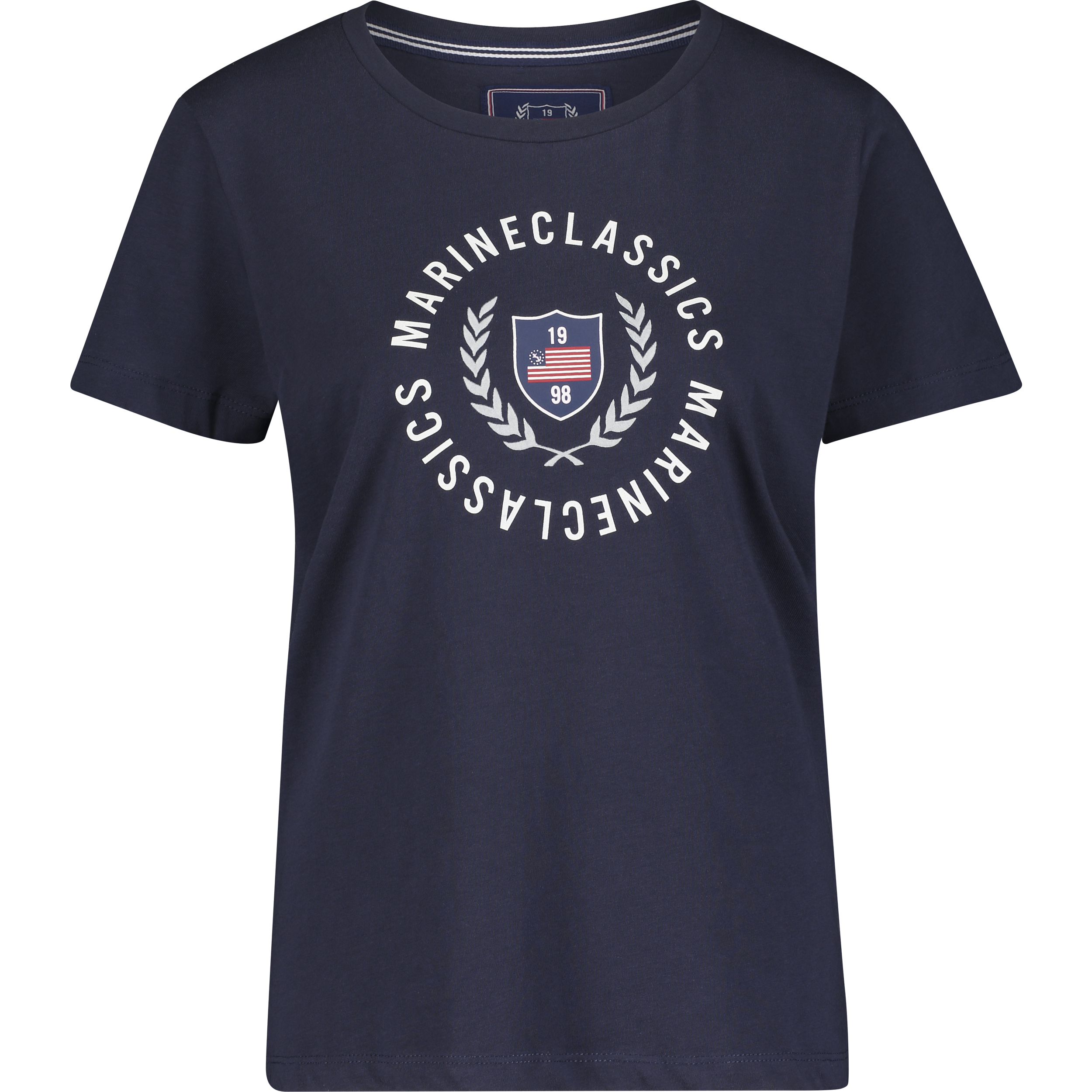 
MARINE CLASSIC, 
BAY LOGO TEE, 
Detail 1
