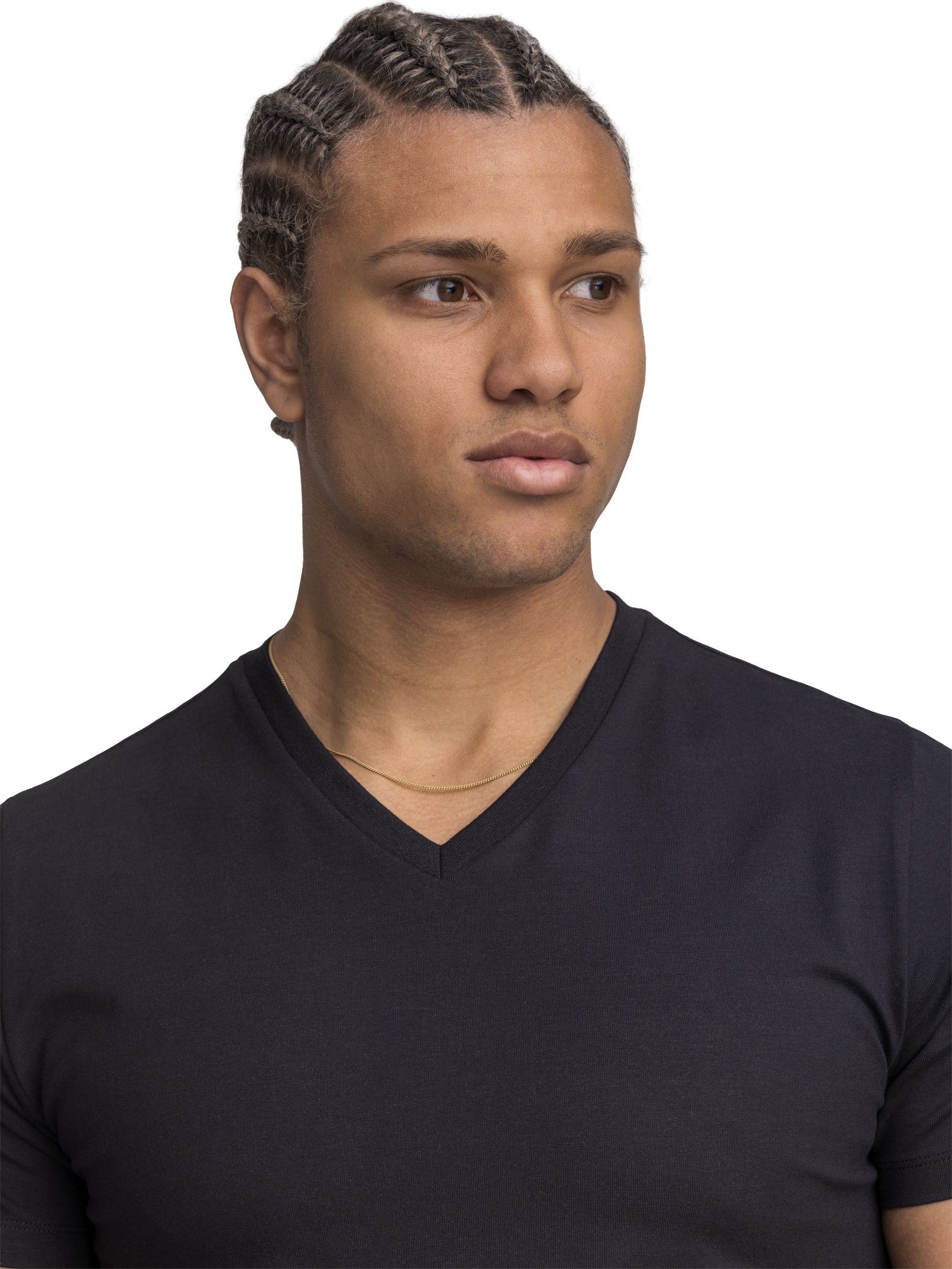 SOC, M SLIM FIT V-NECK TEE