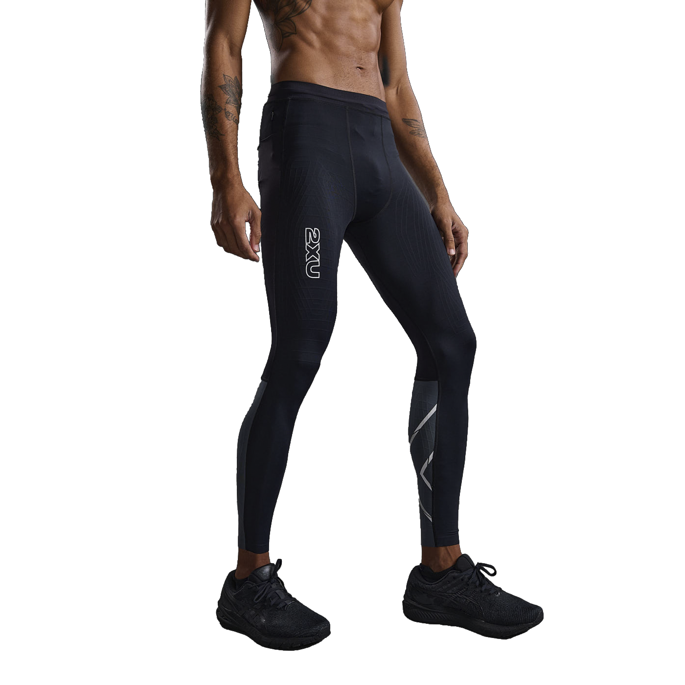 
2XU, 
M Light Speed React Compression Tights, 
Detail 1
