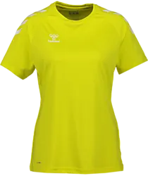Core Xk Poly Tee Ss W - Yellow Standard Small1x1