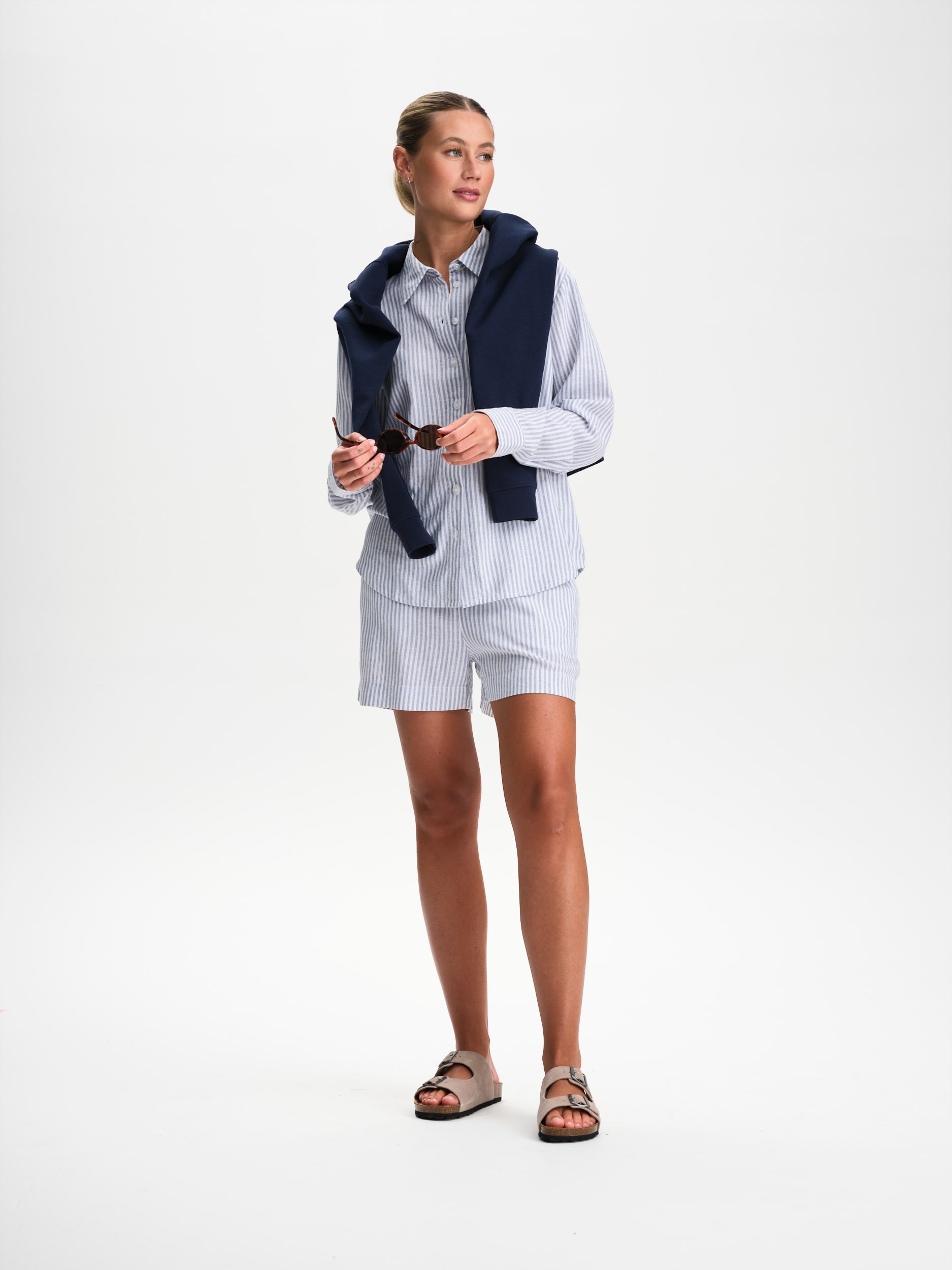 RACE MARINE, W SEA SIDE LINEN SHIRT