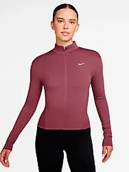 NIKE ONE FITTED WOMEN'S DRI-FIT FUL - PINK SMOKE/WHITE Model01 Small1x1