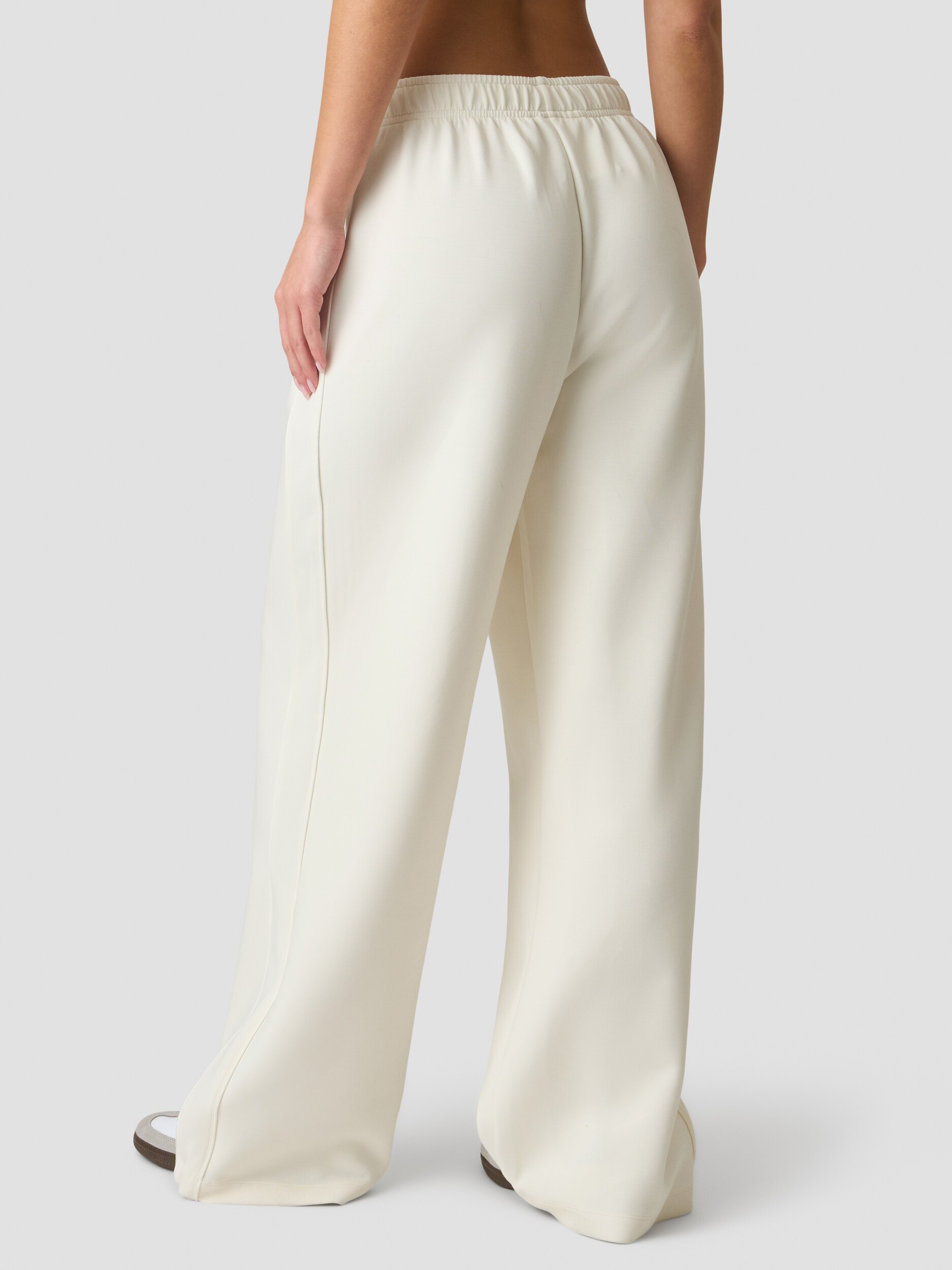 ICANIWILL, W CONTRAST STRAIGHT LEG PANTS