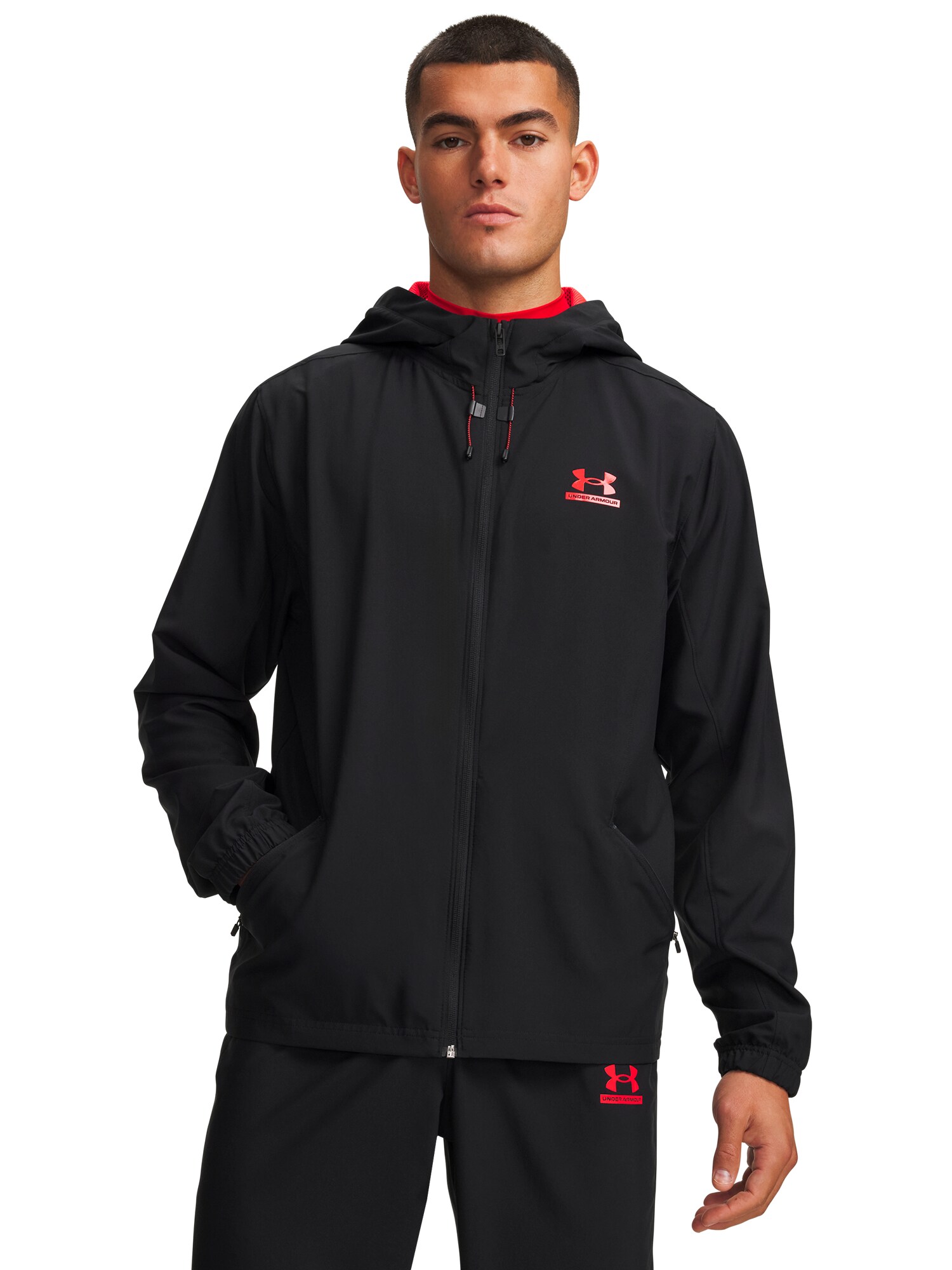 
UNDER ARMOUR, 
UA TECH SPORT WOVEN JKT, 
Detail 1
