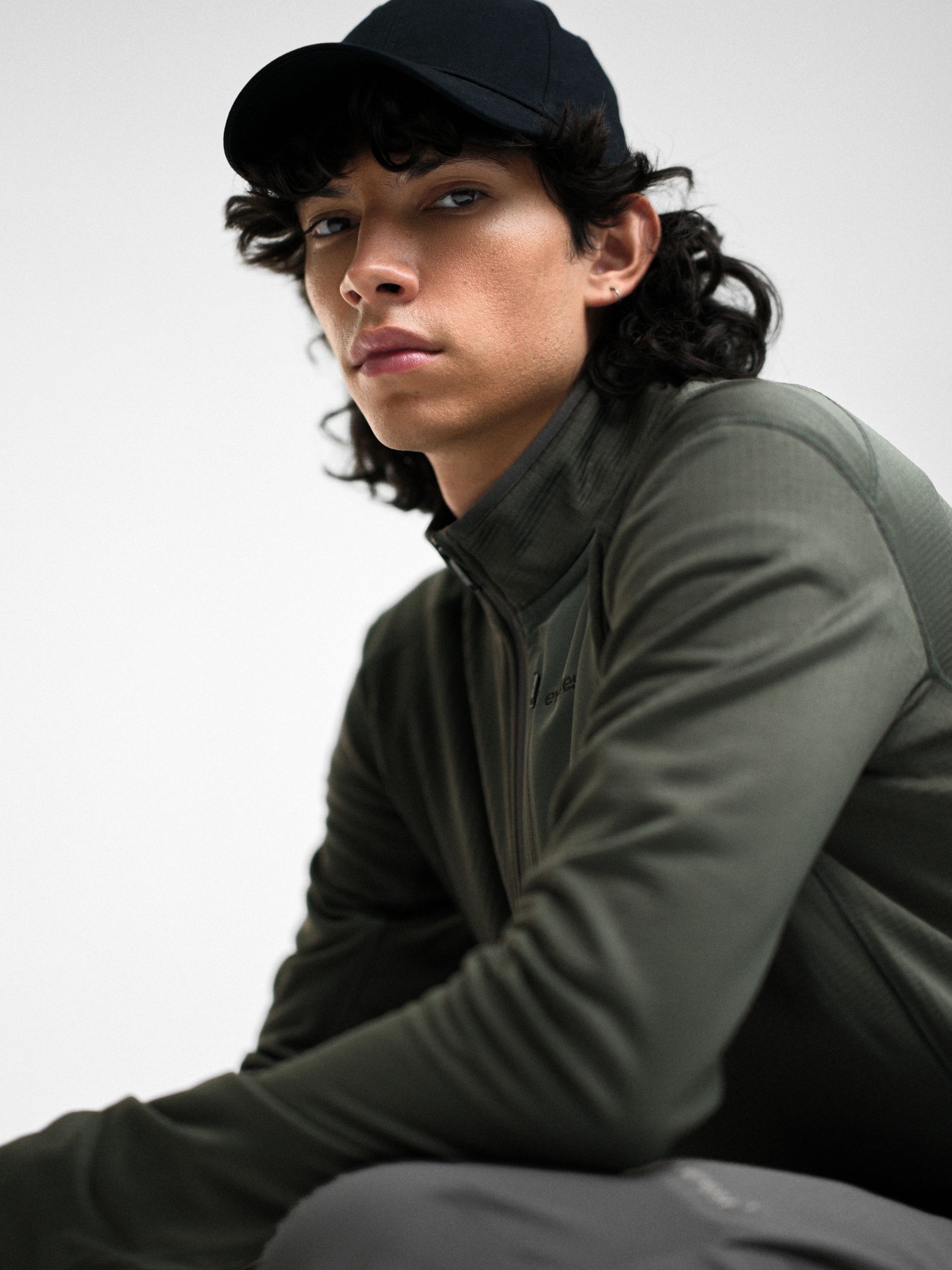 EVEREST, Structured Quarter Zip, Tekninen paita, Miesten