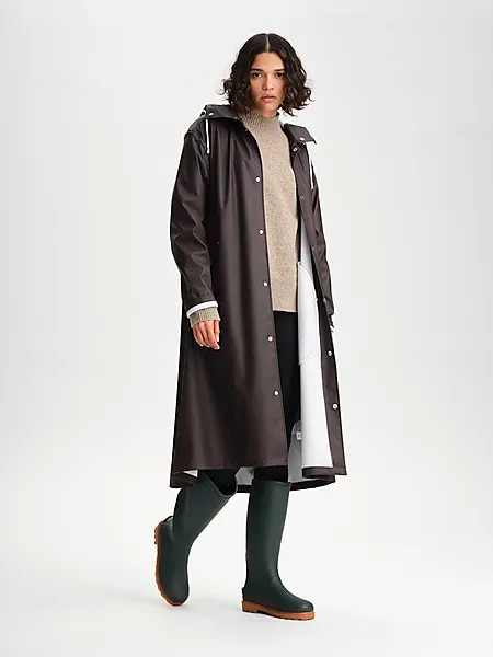 360203105101 EVEREST W Rain Coat Long 360203105101 EVEREST W Rain Coat Long Model01 Detail