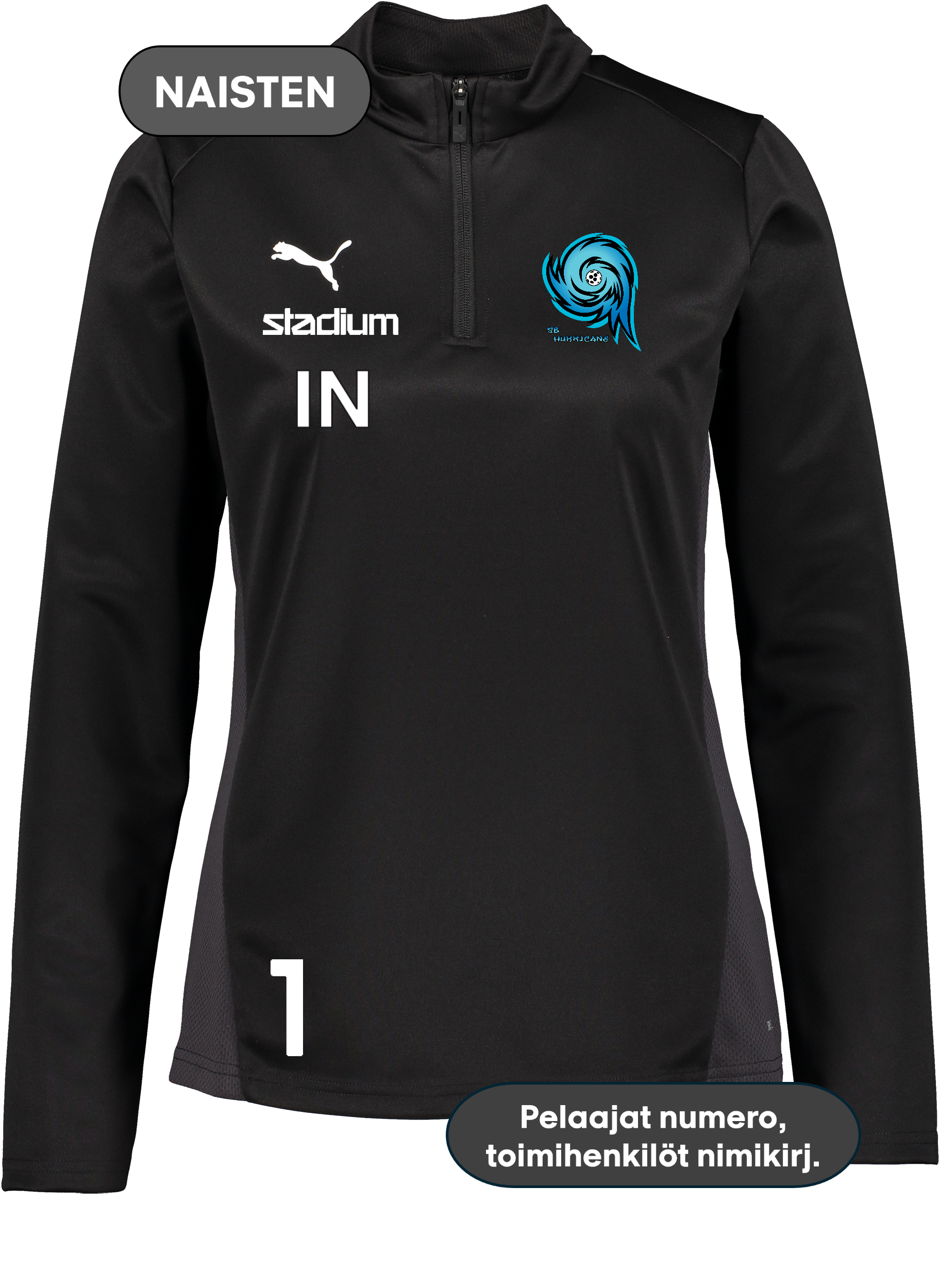 
PUMA, 
T Goal 1/4 Zip W, 
Detail 1
